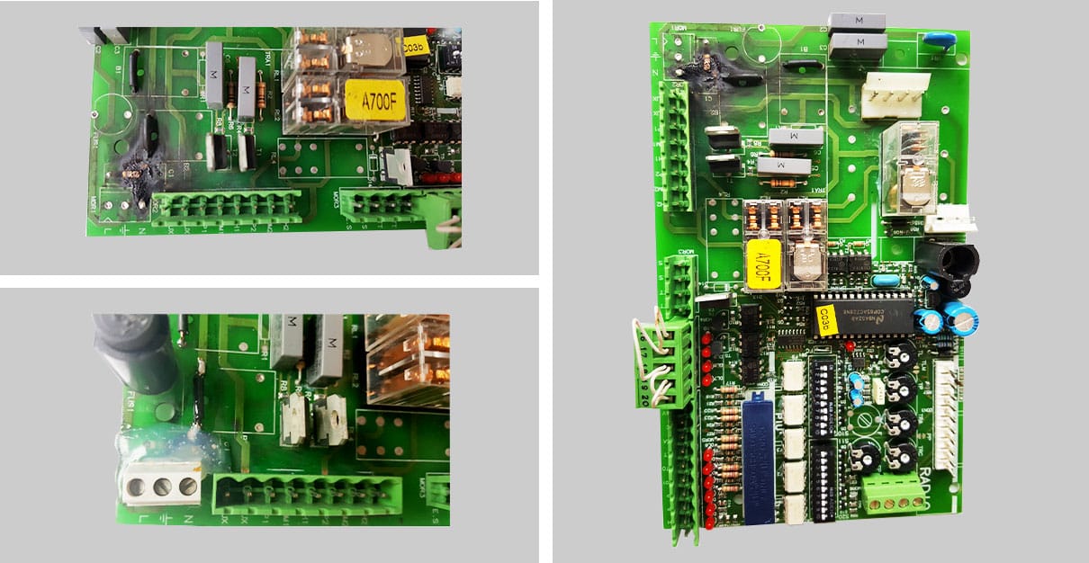 Reparatie placaNice A 700F o defectiune diferita acelasi mod rapid de rezolvare a situatiei