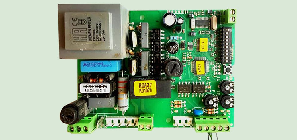 Reparatie placa Nice ROA 37 o inlocuire rapida a componentelor defecte si functioneaza ca la inceput!